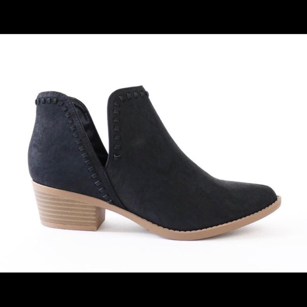 Black ankle boots